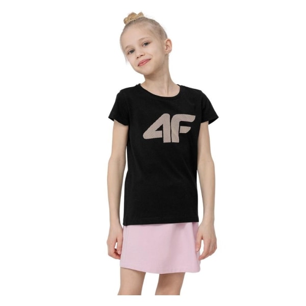 T-shirts 4F JTSD005 Sort 122 - 127 cm