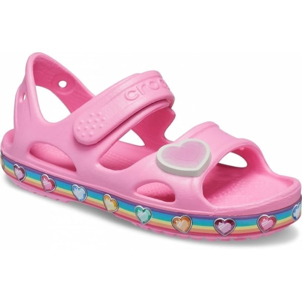 Sandaler Crocs Fun Lab Rainbow Sandal Kids Pink 20