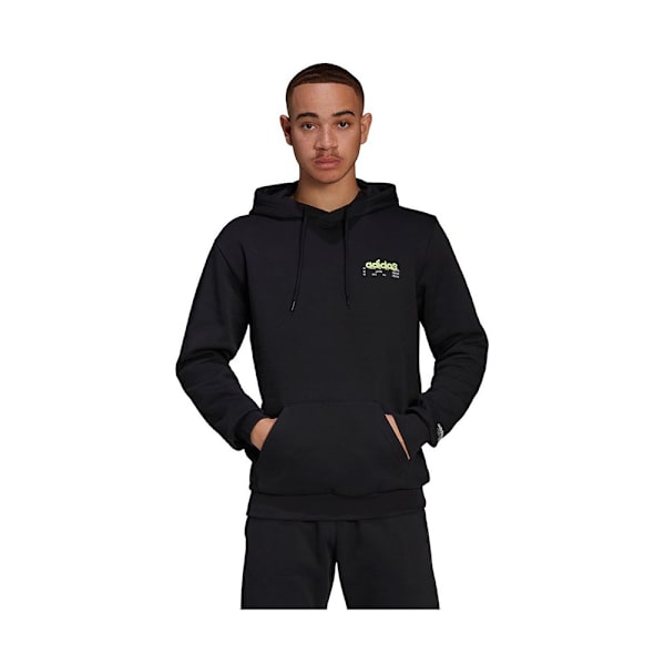 Sweatshirts Adidas Graphics Behind The Trefoil Hoodie Sort 182 - 187 cm/XL