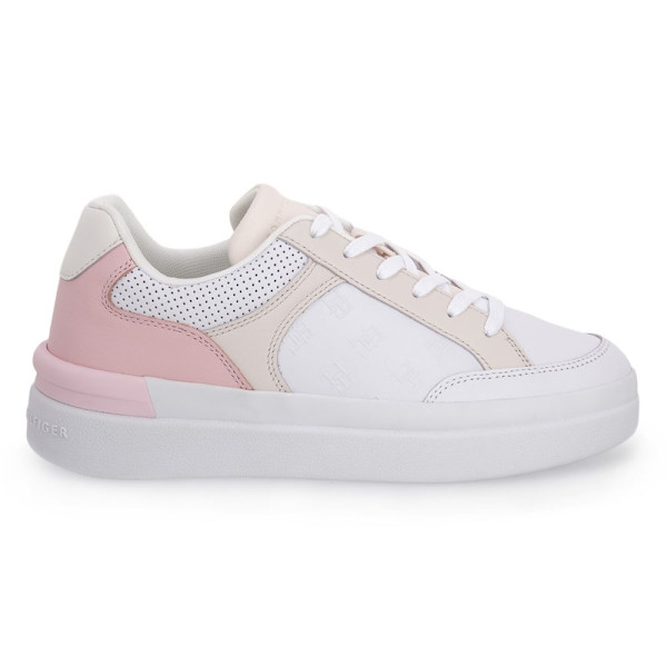 Puolikengät Tommy Hilfiger Th2 Embossed Court Valkoiset 37