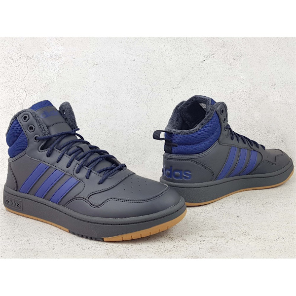 Kengät Adidas Hoops 3.0 Mid Wtr Tummansininen,Vaaleansiniset 45 1/3