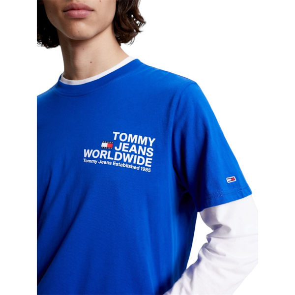 T-paidat Tommy Hilfiger DM0DM17711C66 Vaaleansiniset 184 - 188 cm/XL