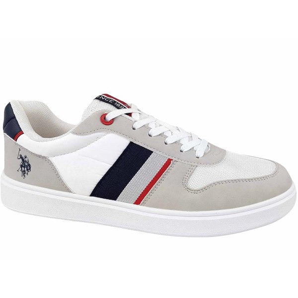 Sneakers low U.S. Polo Assn ROKKO003LGRWHI01 Grå 44