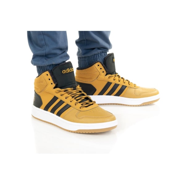 Sko Adidas Hoops 20 Mid Gul 45 1/3