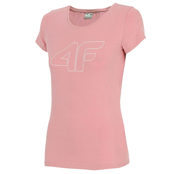 T-paidat 4F SS23TTSHF583JASNYR Vaaleanpunaiset 162 - 165 cm/XS