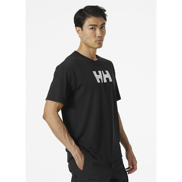T-shirts Helly Hansen 53975990 Sort 173 - 179 cm/M