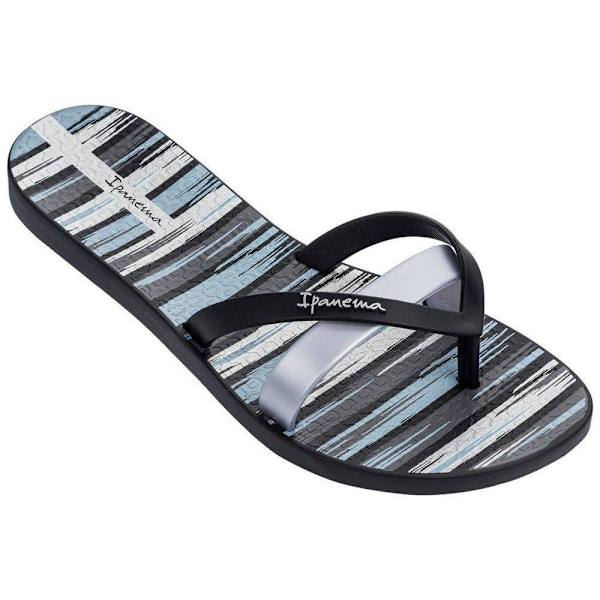 flip-flops Ipanema Kirei Silk IV Fem Silver,Svarta 35