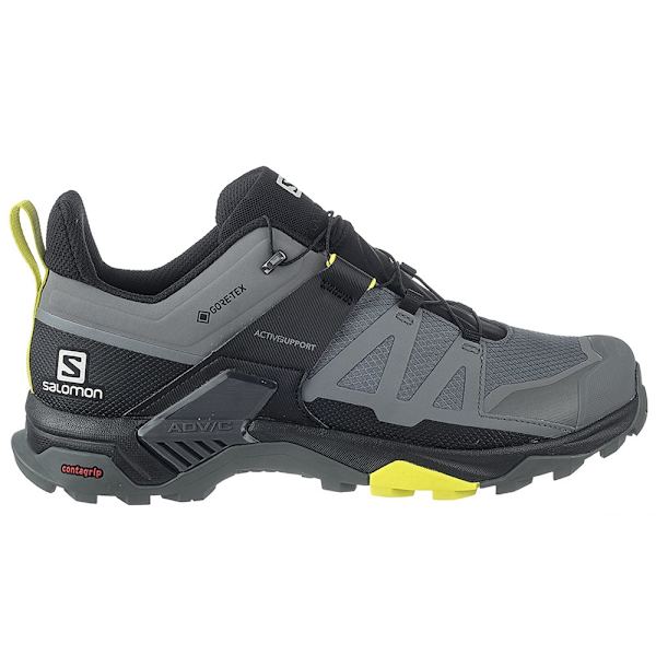 Puolikengät Salomon X Ultra 4 Gtx Grafiitin väriset,Harmaat 42