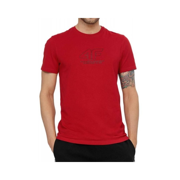 T-paidat 4F H4L22TSM01661S Punainen 182 - 185 cm/XL