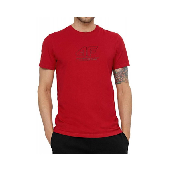 T-paidat 4F H4L22TSM01661S Punainen 185 - 188 cm/XXL