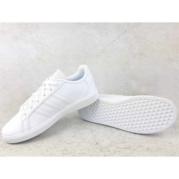 Puolikengät Adidas Grand Court 20 K Valkoiset 37 1/3