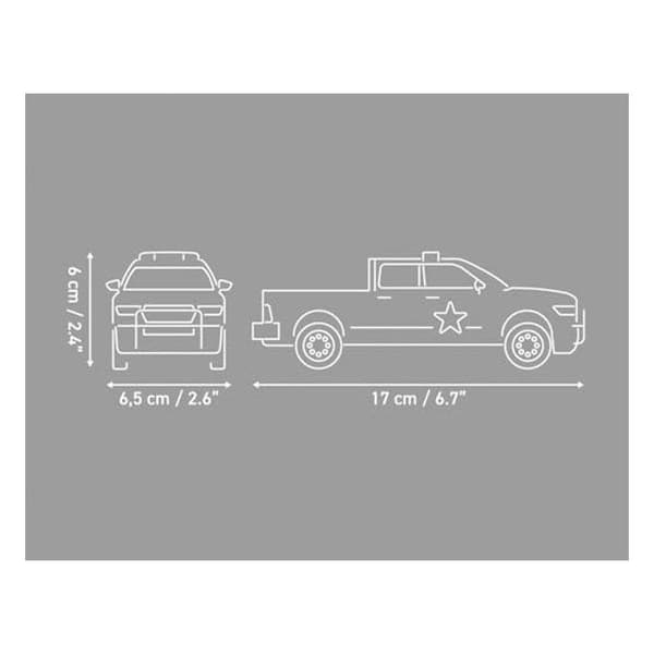 Samlingsspil - COBI - RAM 1500 HEMI Sheriff - 211 dele - Plastik - Sort Svart