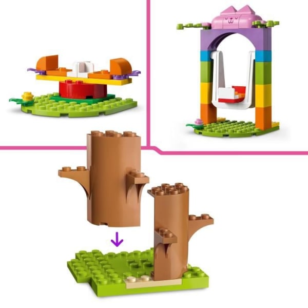 LEGO® Gabby och det magiska huset 10787 Minette Fairy Garden Party Toy med minifigurer Flerfärgad