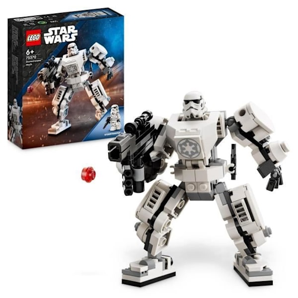 LEGO® Star Wars 75370 Robotstormtrooper, leksak för barn, byggbar figur med minifigur Vit