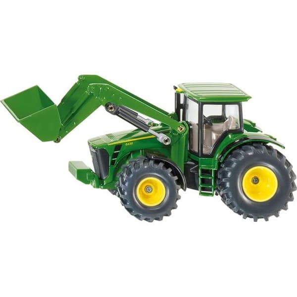 John Deere traktor med frontlæsser - SIKU - Model 8530 - Skala 1/50 Grøn, gul og sort
