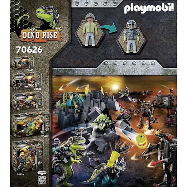 PLAYMOBIL - 70626 - Dino Rise - Saichania ja Robottisotilas - Mixed - 73 kpl Orange