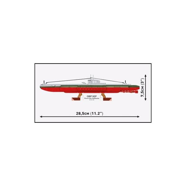 COBI 4856 - ORP SEP - PUNAINEN ALUS - RAKENNUSLEIKKI