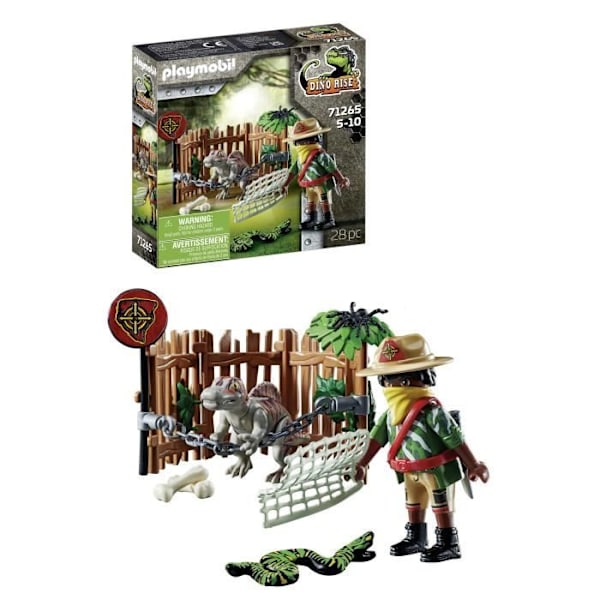 PLAYMOBIL - 71265 - Dino Rise - Baby spinosaurus ja taistelija Flerfärgad