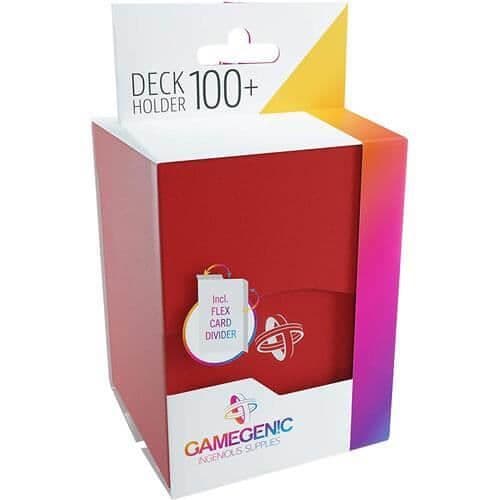 Gamegenic Deck Holder Deck Box (Kantaa 100 Suojaa) - Punainen