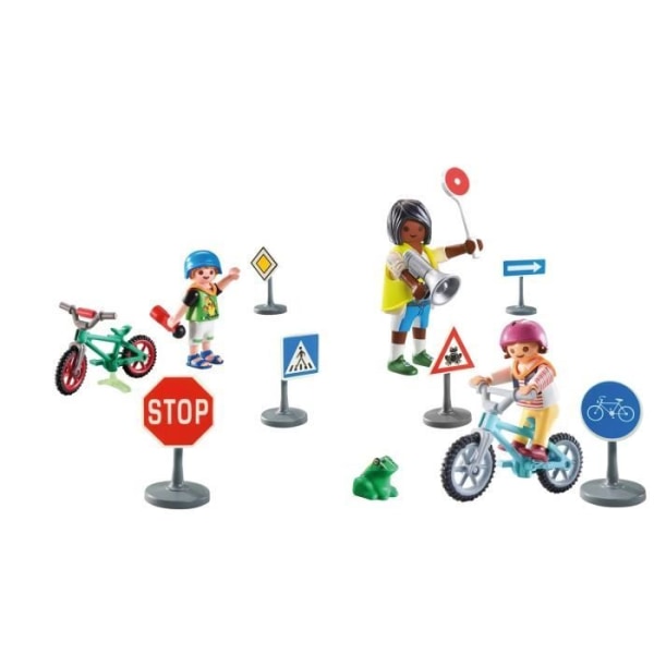 PLAYMOBIL - Trafiksäkerhetsklass - Röd - 71332 Röd