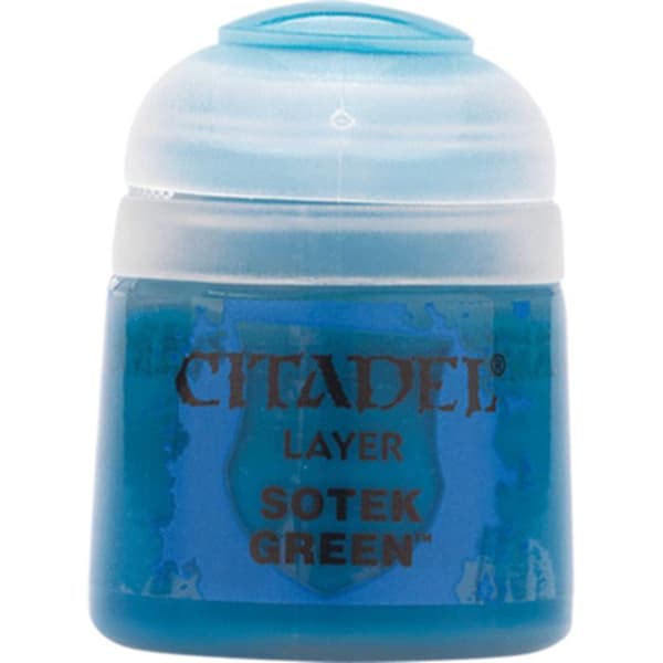 Maalaus - GAMES WORKSHOP - Citadel-Layer Sotek - Vihreä - 12 ml - Akryyli grön