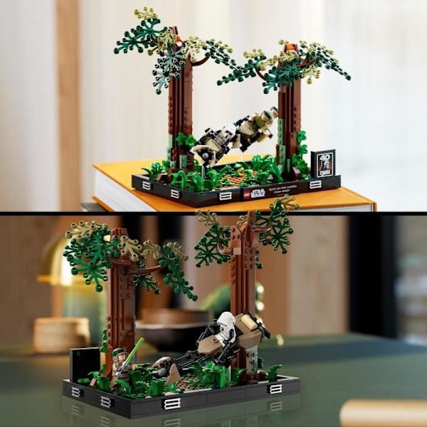 LEGO® Star Wars 75353 Endor Speeder Chase Diorama, mukana Luke Skywalker Flerfärgad
