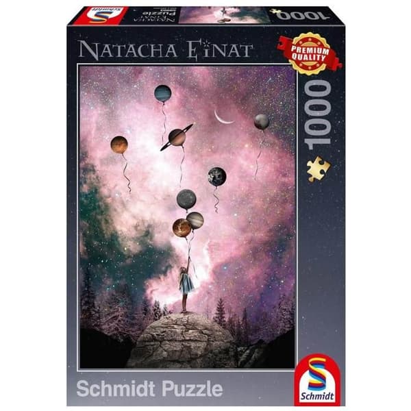 PUZZLE 1000 STYKKER : MYSTERIEUSE PLANETER Unik farve