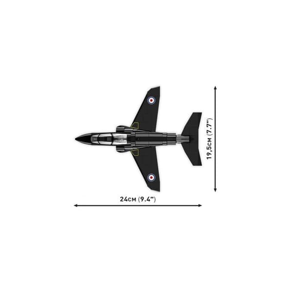 Tiililentokonesetti - COBI - BAE HAWK T1 - 362 osaa - Mittakaava 1:48 - Valkoinen väri