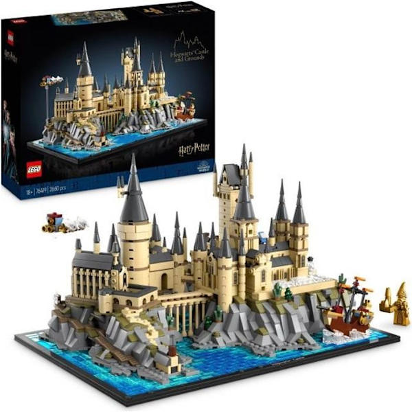 LEGO® Harry Potter 76419 Hogwarts slot og grunde, bygbart modelsæt til voksne, inklusive ikoniske steder Flerfärgad