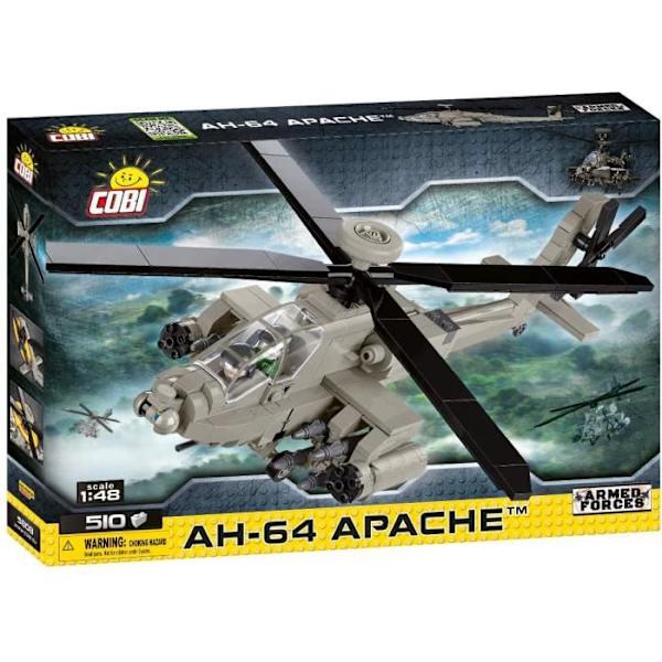 Byggespil - Cobi 5808 - Ah-64 Apache Grå och vit