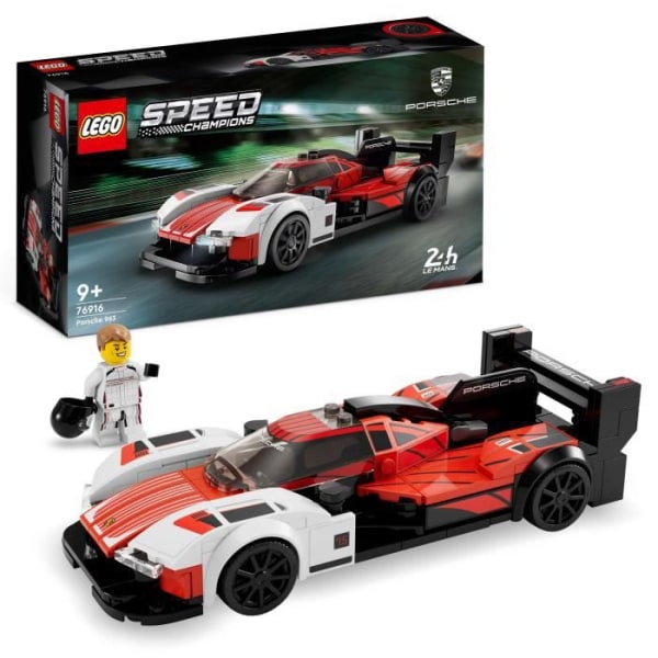 LEGO® Speed Champions 76916 Porsche 963 Race Car Model Kit, leksak för barn
