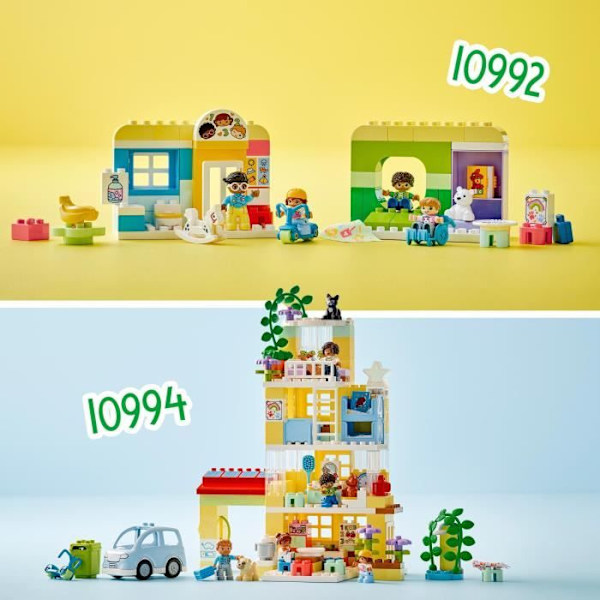 LEGO® DUPLO My Town 10992 Dagplejeliv, pædagogisk legetøj med 4 minifigurer Flerfärgad