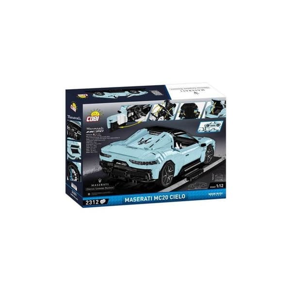 Maquette - COBI - Maserati MC20 Cielo Executive Edition - Blå - Plast - At samle selv