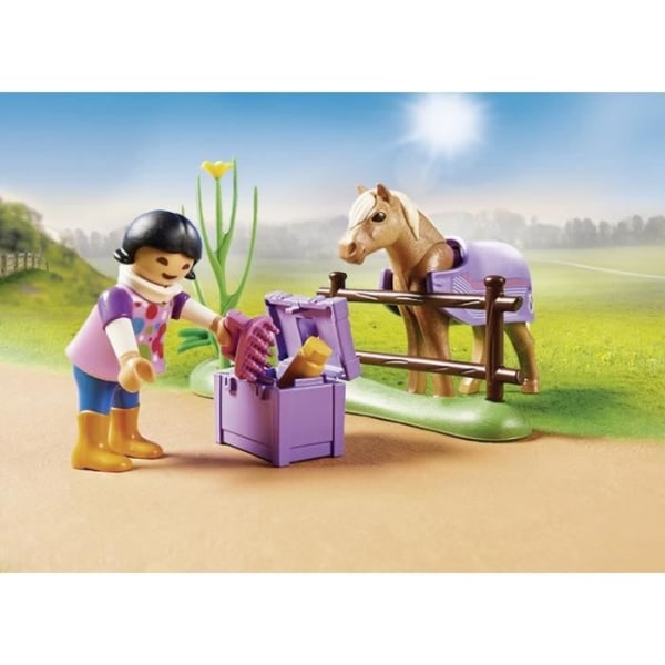 PLAYMOBIL 70514 Ryttare och islandsponny Flerfärgad