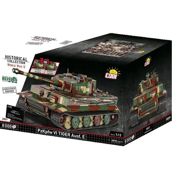 RAKENNUSSARJA - COBI - PZKPFW VI TIGER AUSF. E - Executive Edition - Vihreä - Sekä GRÖN