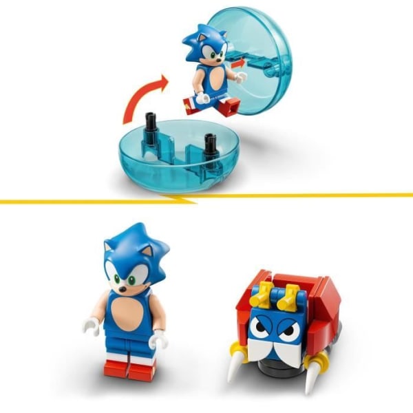 LEGO® Sonic the Hedgehog 76990 Sonic and the Speed Sphere Challenge, barnleksak med minifigurer