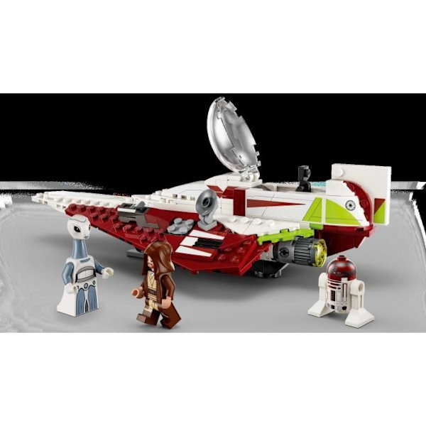 LEGO® Star Wars 75333 Obi-Wan Kenobin jedimetsästäjä, -lelu, pilkkaamme ja droidi-minihahmo Flerfärgad