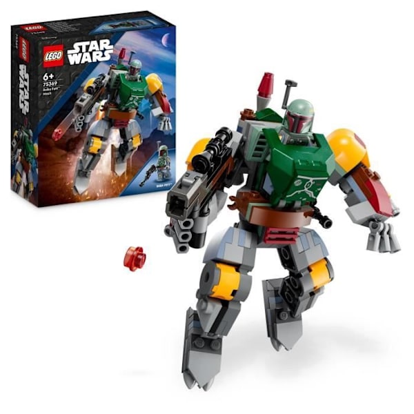 LEGO® Star Wars 75369 Boba Fett byggbar robotminifigur med dubbblåsare och jetpack Flerfärgad