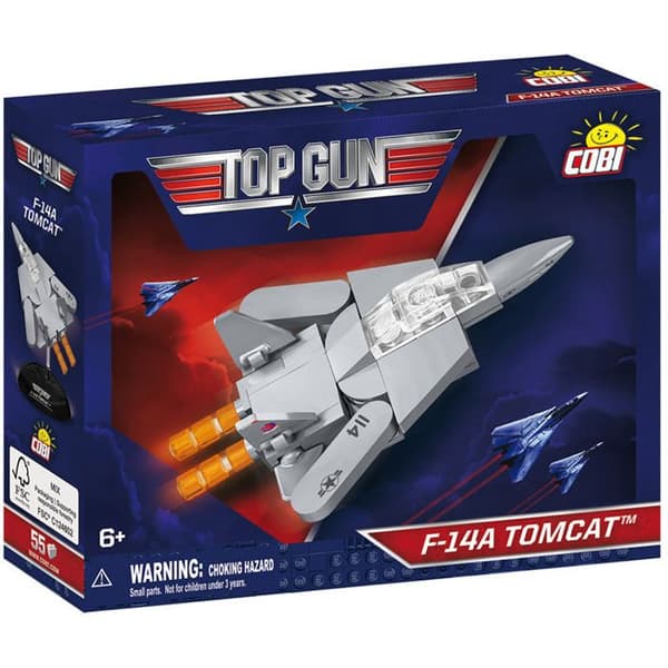 COBI 5923 - F-14A TOMCAT - RAKENNUSLEIKKI - HARMAA LENTOKONE