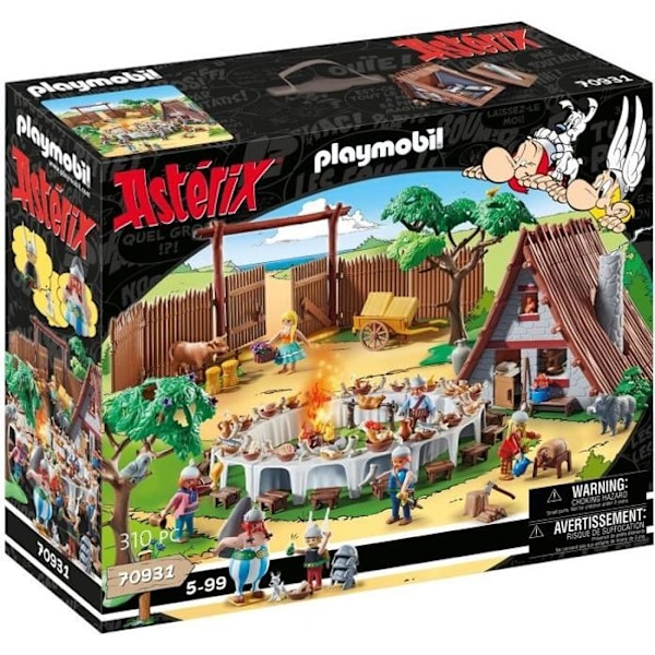 PLAYMOBIL 70931 Byns bankett, Asterix, Seriefigurer, Från 5 år Flerfärgad