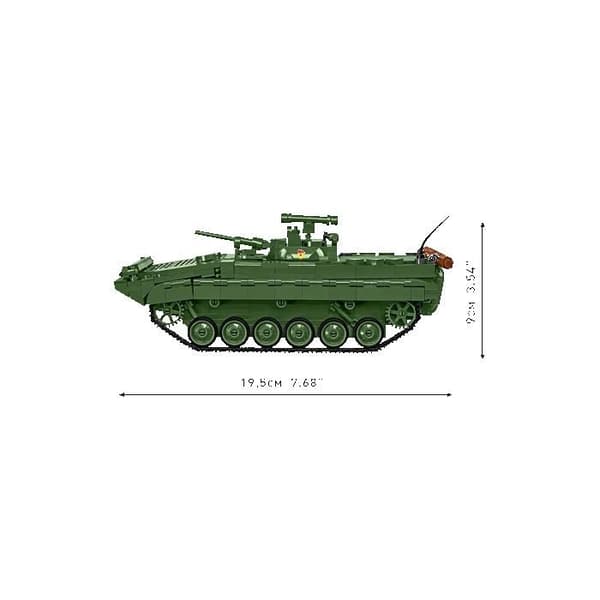 Rakennusleikki - COBI - BMP-1 - Vihreä - Tankki - 0.872 kg Grön