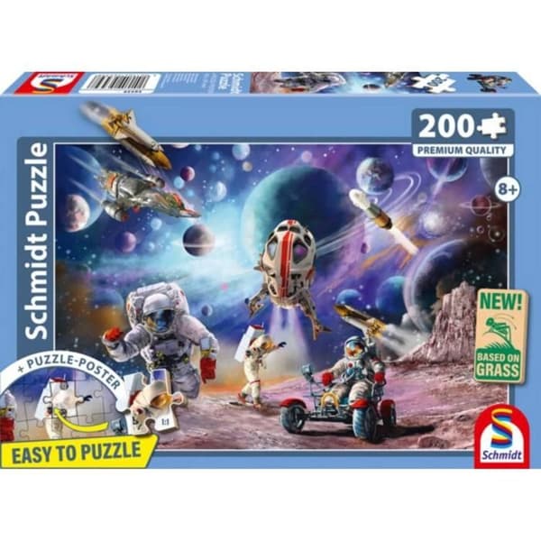 Puslespil - SCHMIDT - Rummission - 200 brikker - Plakat inkluderet - 43,2 x 29,1 cm