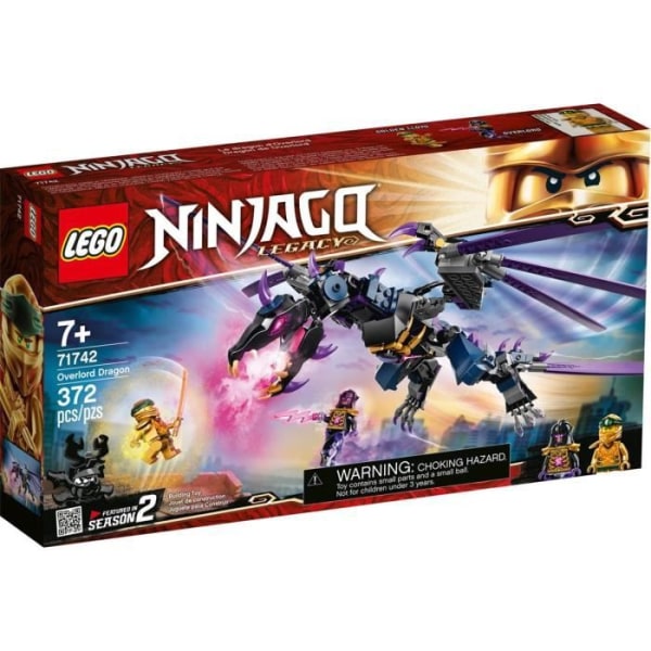 Leksak - LEGO - Ninjago Overlord's Dragon - Ledad drake - 2 figurer