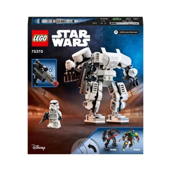 LEGO® Star Wars 75370 Robotstormtrooper, leksak för barn, byggbar figur med minifigur