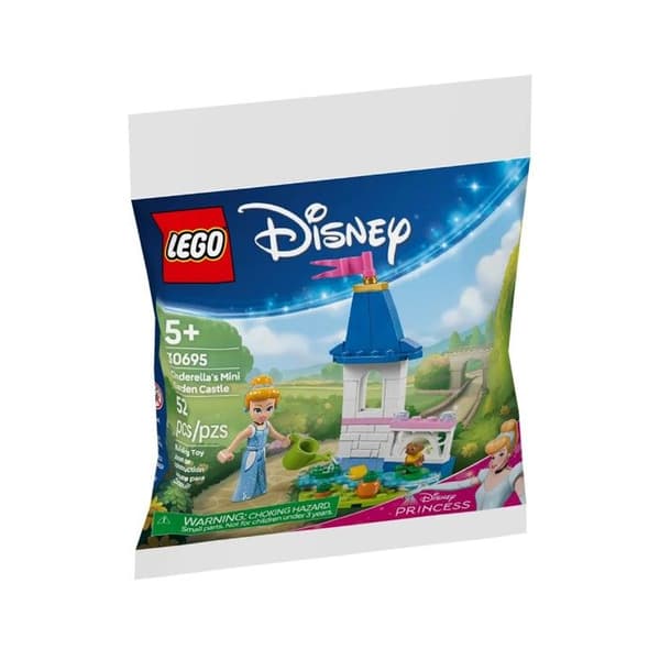LEGO Disney Mini Linna Cinderellan Puutarhassa - 30695 Blå, Vit, Grön, Rosa