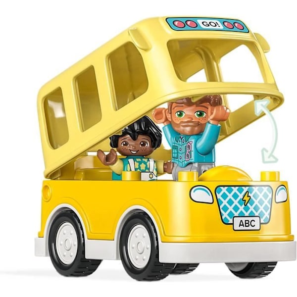 LEGO® DUPLO 10988 Busturen, pædagogisk legetøj til udvikling af finmotorik, børn 2 år Flerfärgad