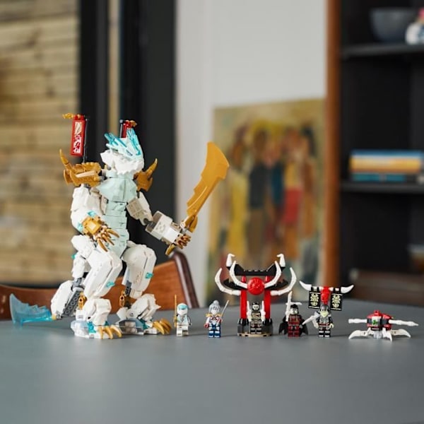 LEGO® NINJAGO 71786 Zanes isdragevæsen, 2-i-1 legetøj, dragefigur og minifigurer Vit