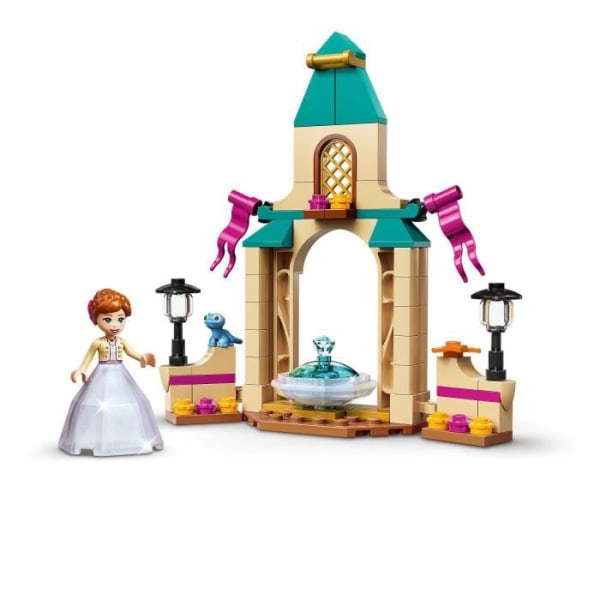 LEGO® 43198 Disney Annas slot gårdhave, byggelegetøj til børn med frossen 2 minidukke og diamantkjole Flerfärgad