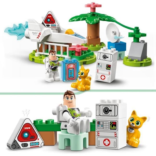 LEGO® 10962 DUPLO Disney ja Pixar Buzz Lightyearin Planetary Mission, robotin ja avaruusaluksen kanssa, 2 vuoden ajalta Flerfärgad