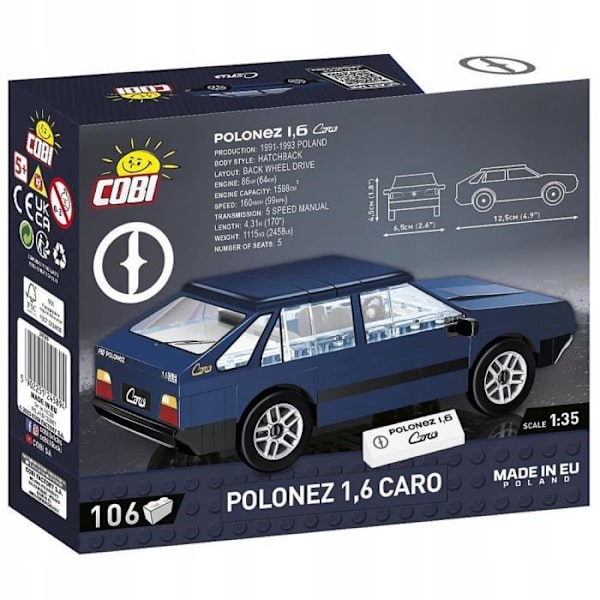 COBI 24589 FSO Polonez 1.6 CARO laakerit